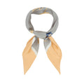 ALBURY TUILIP SCARF IN SILVER, APRICOT AND WHITE