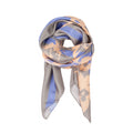 BALMY STRIPE SCARF IN LIGHT GREY, CREAM AND LILAC
