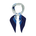 ALBURY TULIP SCARF IN WHITE, NAVY AND BLUE