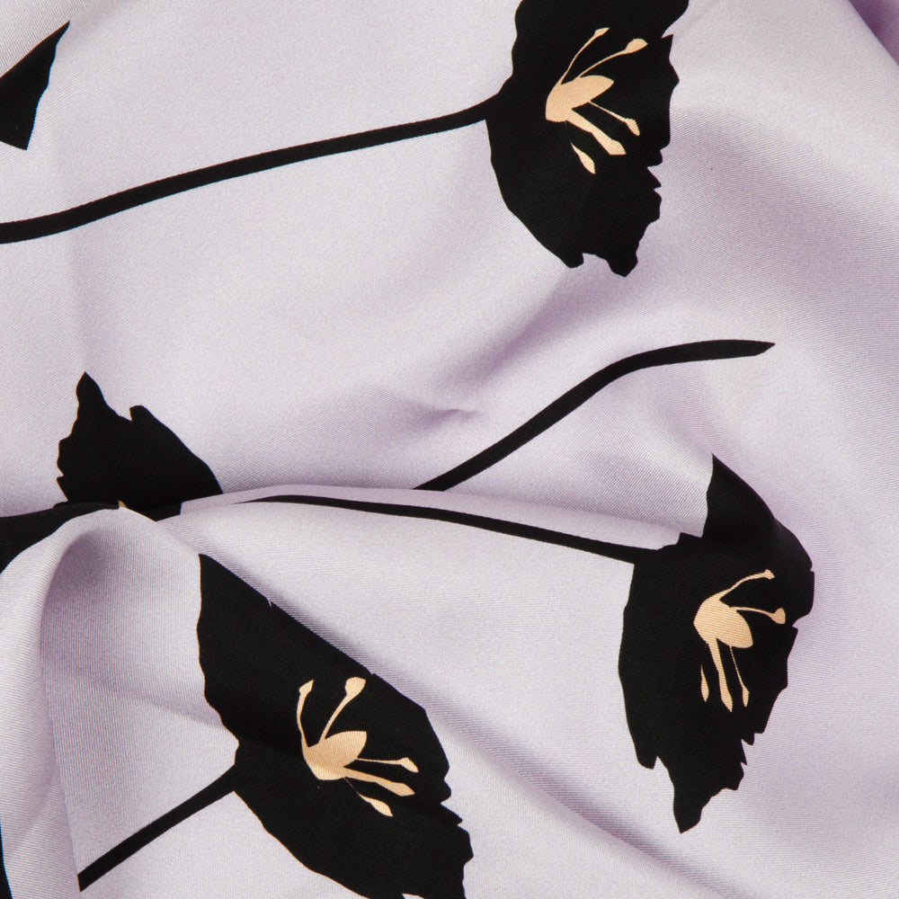 BLÁTH POIPÍN SCARF IN PERIWINKLE, BLACK AND WHITE