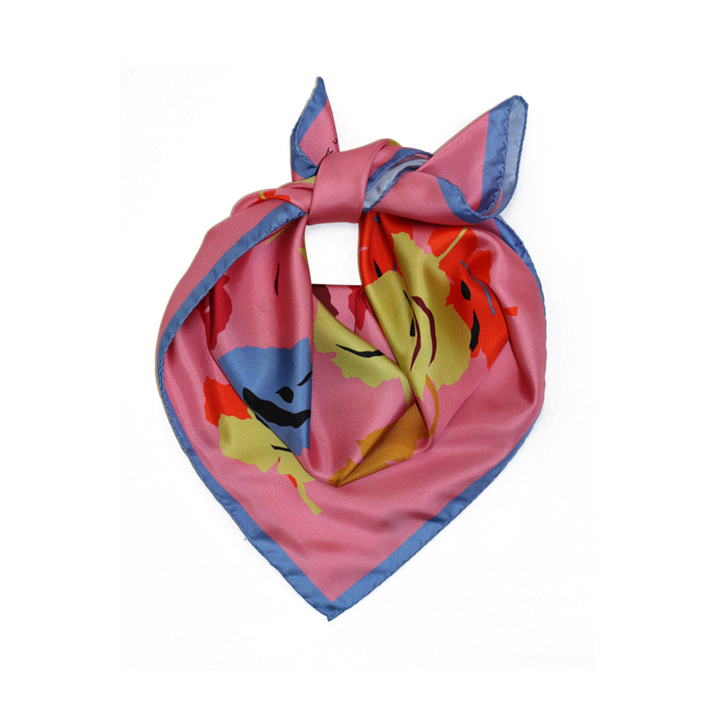 BROOKLYN DAISY SCARF IN MULTI, ROSE AND BABY BLUE