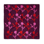 GARDENIA SCARF IN BERRY, MAGENTA AND PINK