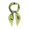 GARDENIA SCARF IN LEMON, INDIGO AND GREY