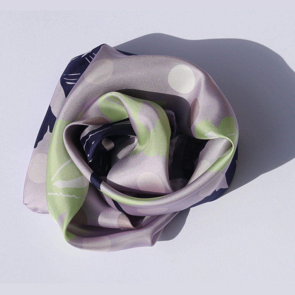 INEZ IN THISTLE AND NILE GREEN