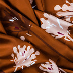 VERBENA SCARF IN TOBACCO, GOLDEN BROWN AND SAND