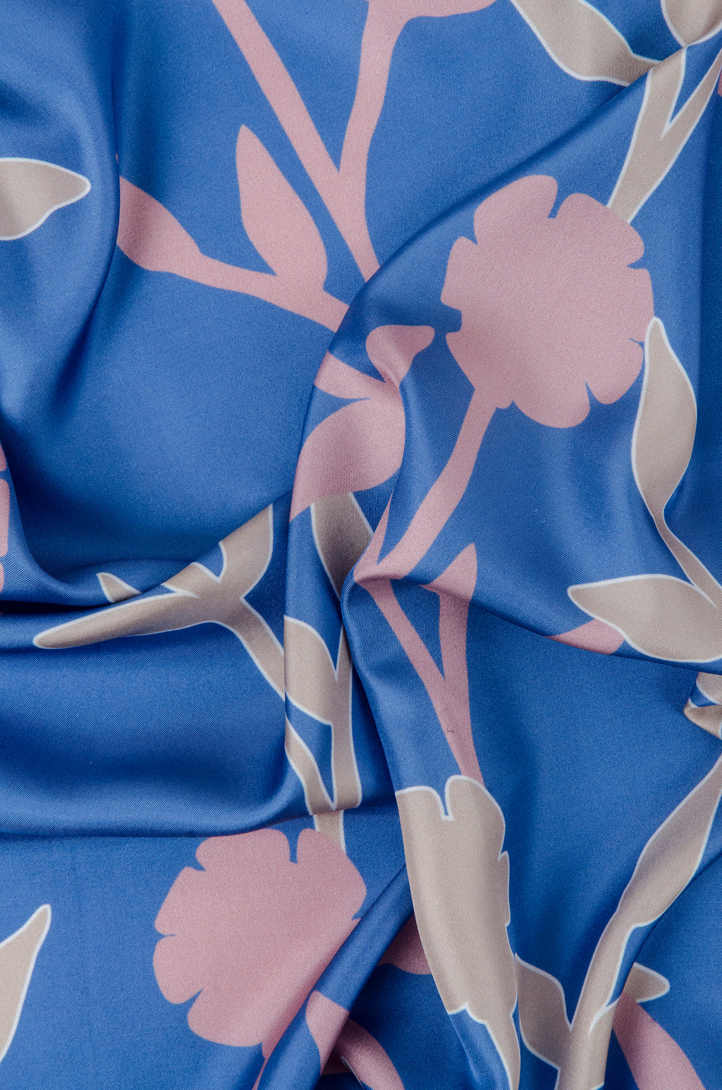 GARDENIA SCARF IN BABY BLUE, BABY PINK AND SAND